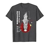The Expanse Rocinante Ship Camiseta, Hombre, Jaspeado Oscuro, S