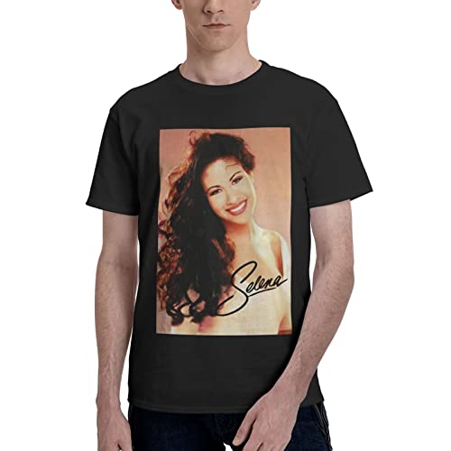 Selenas Shirt Short Sleeve T-Shirt Fans Gift Tops Casual Summer Tee Music Tshirt for Women Men's Youth T Shirt Small