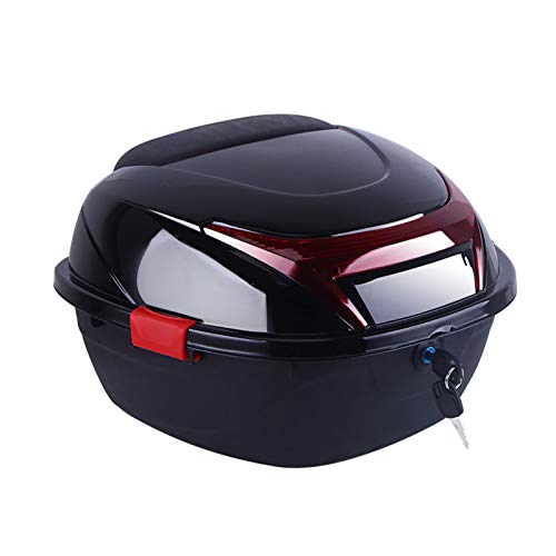 Coffre de moto rose et sac de rangement pour scooter