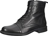 Decksohlenmaterial: Textil MUSTANG Herren Business-Stiefelette Leder Schwarz, Schuhgröße:EUR 42