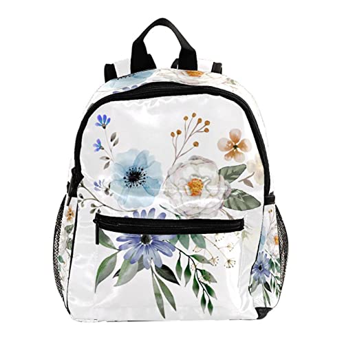 Sac à dos enfants léger évite le mal de dos avec motif bouquet floral 30 cm
