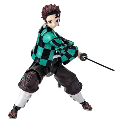 BANDAI Ultimate Legends Tanjiro Kamado Action Figure | 12.5cm Tanjiro Anime Figure With 27 Points Of Articulation And Accessories | Gift Collectable Demon Slayer Anime And Manga Merch Figures