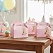 Fun Express First Birthday Treat Boxes, Set of 12, Pink, Favors for Girls 1 Year Old