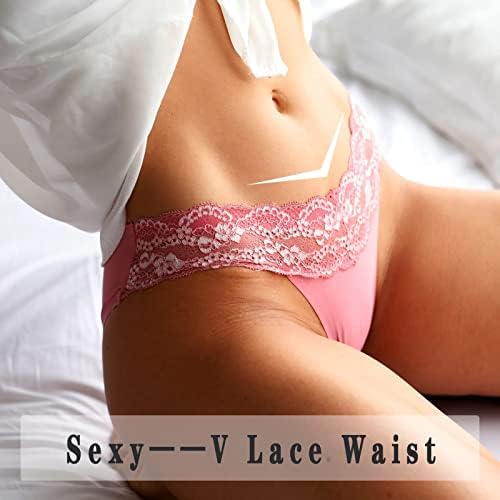 BeReady Hoge taille slip voor vrouwen naadloze damesonderbroek, sexy, onzichtbaar lipje, hoge benen, damesonderbroek, multipack van 6, XL