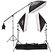 Produktbild ETiME Fotostudio 50 x 70cm Softbox Studioleuchte Set + 3 x 135W 5500K E27 Tageslicht Fotolampe mit Galgenstativ Lampenstativ