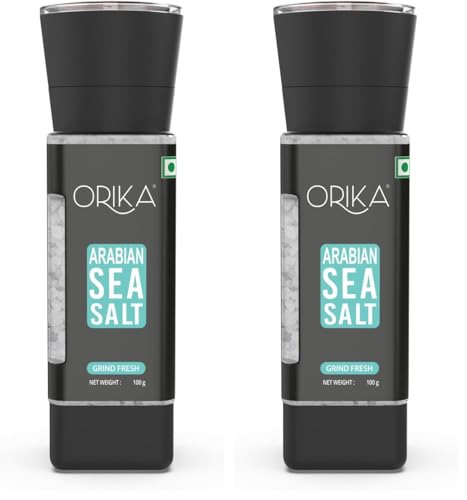Image of Orika Arabian Sea Salt Grinder 100g (Pack of 2)