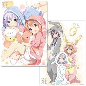 Amazon Co Jp ごちうさ展 ご注文はうさぎですか お風呂ポスター 2枚組 ココア チノ リゼ ココア チノ 東京アニメセンター ホビー 通販