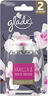 Glade Elegance Sense Air Freshener Refill Spray Vanilla/White Orchid Duopack