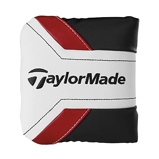 TaylorMade New 2022 White/Red/Black Spider Mallet Headcover