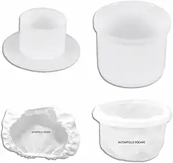 Kit Completo para Fabricação de Queijos Artesanais, Forma CP-500 em Polietileno Branco, com Prensador, Dessorador e Touca