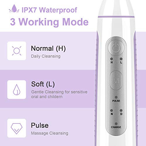 Water Flosser & Electric Toothbrush Combo, 2in1 Cordless Water