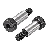 uxcell Alloy Steel Hexagon Socket Head Shoulder Screws Bolts, 1' Shoulder Length, 1/2' Shoulder Dia...