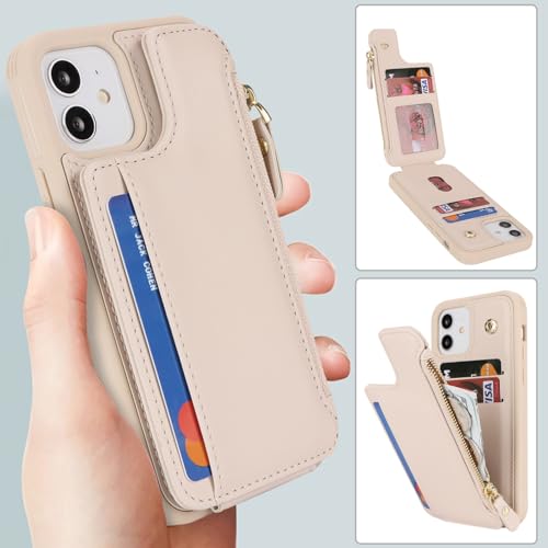 Étui portefeuille pour iPhone 12 zippé pour ne plus perdre vos cartes - 3