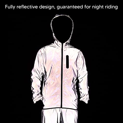 Chaqueta Rompeviento Reflectante para Ciclismo miniatura 5