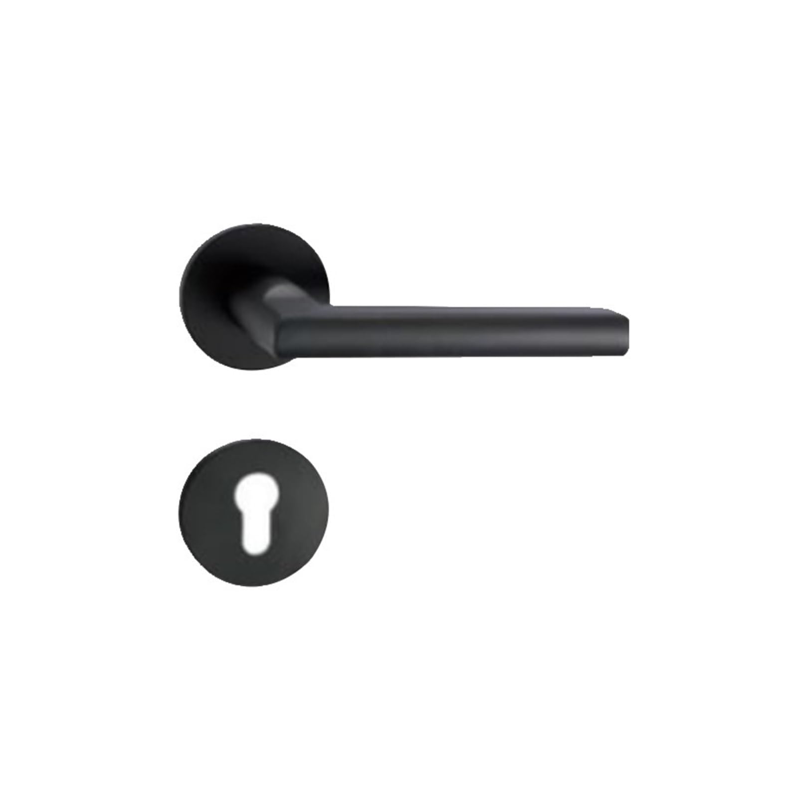 Kfvmvtdw One Color Space Aluminum Lever Door Lock For Bedroom Silent