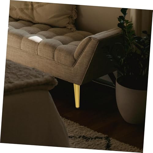 Patas de muebles estilo industrial en acabado golden elegante y resistente de planchar de metal 5