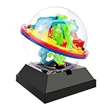JellyDog Intellect 3D UFO Maze Ball, Labyrinth Globe Toys, 100 Challenging Barriers, Best Gift, Magic Puzzle Game Independent Play for Children 7-15 Years