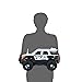 Sunny Days Entertainment Maxx Action 12’’ Large Police Car Toy – Siren Sounds and Bright Lights | Motorized Drive and Soft Grip Tires | Rescue SUV Patrol Vehicle for Kids 3-8