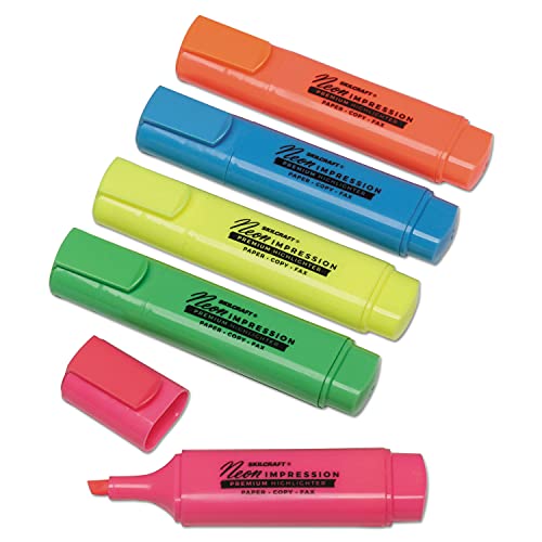 Amazon.com : AbilityOne - 7520014636556 - SKILCRAFT® Neon Flat