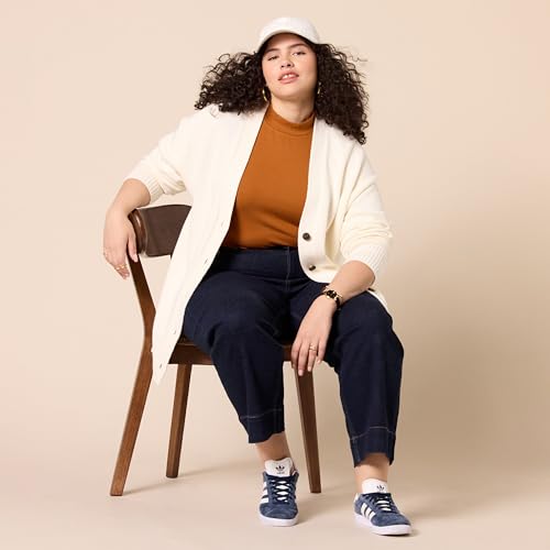 Image of Amazon Essentials Women's Relaxed Fit Midweight Cardigan Sweater