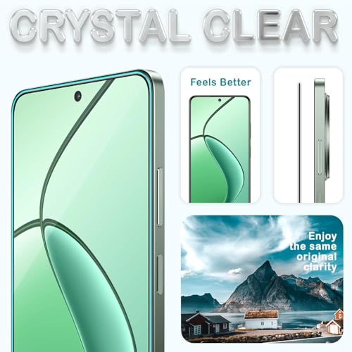 Image of Tempered Glass Screen Protector Compatible For Realme Narzo 100 Lite 5G with Easy Self Installation Kit