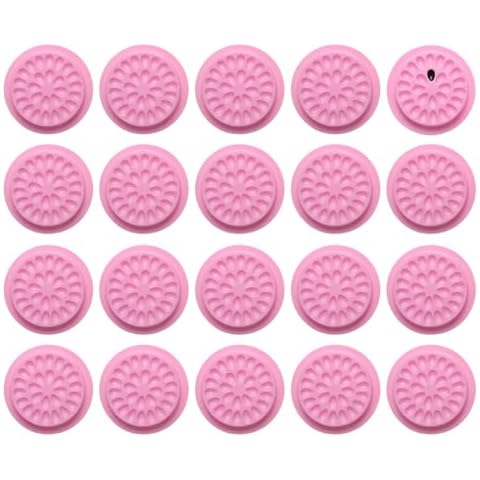 Happyupcity 20PCS Pink Eyelash Glue Holders Cover