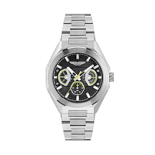 Montre Aston Martin TKS Thrill MTRI1F505 montre acier homme cadran sport noir