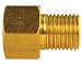 Brass Adapter, Female(7/16-24 Inverted), Male(1/2-20 Inverted), 1/card