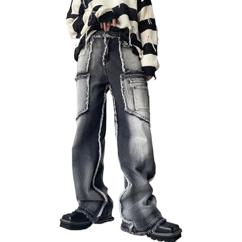 Jean cargo fini les pantalons serrés avec ce pantalon baggy ample style hip-hop