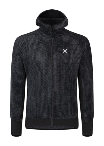 MONTURA Remix Fleece Jacket, Giacca in Pile Tecnico da Uomo ideale per arrampicata, alpinismo e varie attività outdoor (IT, Testo, M, Regular, Regular, Antracite)