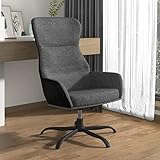 La combinaison de tissu durable et de cuir synthétique rend le fauteuil à la fois confortable et facile d'entretien pour un usage quotidien.
