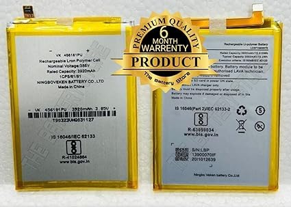 Image of THE BATTERY STORE Original LEBP13900070 Battery for Lava Z66 VOL.3.85 Battery with 6 Month Warranty ***(DD102)