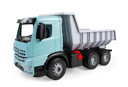 Lena Giga Trucks Muldenkipper Mercedes-Benz Arocs 67 cm Kipplaster Spielzeug ab 3 Jahren Outdoor Fahrzeug mit Stahlachsen Made in Europe