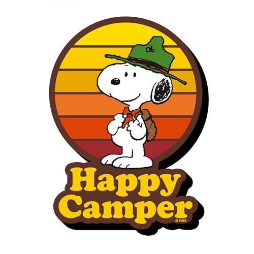 Imán decorativo Peanuts Happy Camper Funky Chunky miniatura 1