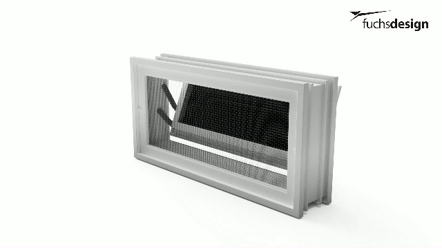 Bloco de Vidro 2 Lados Clear Double Incolor 19x19x8cm Seves Glass Block