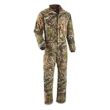 HUNTRITE Men's Camo Insulated Coveralls, Mossy Oak DNA, XL