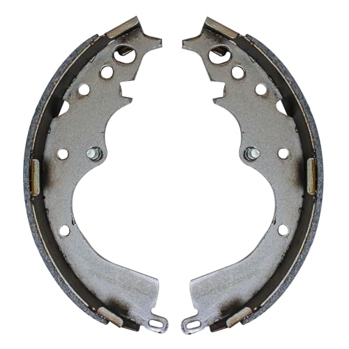Image of Detroit Axle - Rear Brake Shoes for 2005-2021 Toyota Tacoma Replacement 2006 2007 2008 2009 2010 2011 2012 2013 2014 2015 2016 2017 2018 2019 2020 Semi-metallic Brake Shoes