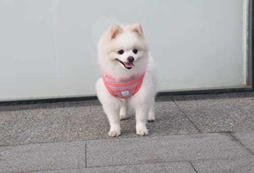 Szat Pro Striped Teacup Pet Dog T-Shirts, 100% Cotton Tank Vest For Small Dogs And Cats, Sleeveless Puppy Clothes For Chihuahua Yorkie Pink, 2X-Small #TOP3