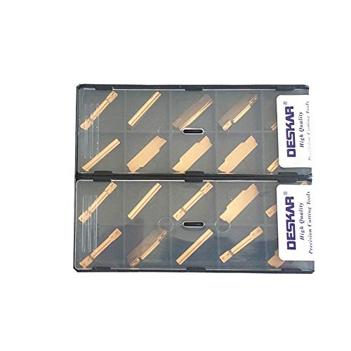 10P MGMN500-M LF9018 CNC-Werkzeug Nuten-Hartmetall-Einsatz für MGIV R/MGEHL Nutschneiden für Stahl