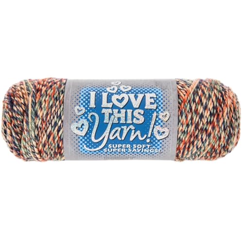 Image of Hobby Lobby Print I Love This Yarn, 858 Beret Day, Set of 2 | 4 Medium Weight, 252 Yards Per Skien, For Crocheting & Knitting