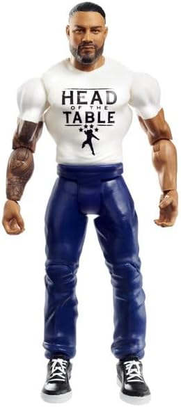 Miniatura 2 de (Chase Variant - Camisa blanca) Roman Reigns - Figura de acción de lucha libre de juguetes de la serie 129 de la WWE