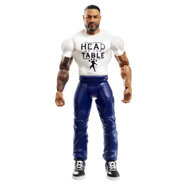(Chase Variant - White Shirt) Roman Reigns - WWE Series 129 Toy Wrestling Action Figure