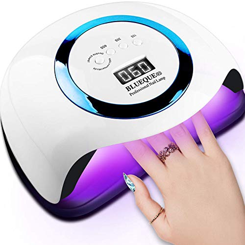 Gel UV LED Nail Lamp, Faster Nail Dryer for Gel Polish, 42 Lights UV lamp with 4 Timer Setting, Beetles Nail Polish Curing Gel LED Dryer,Professional Nail Art Tools with Automatic Sensor Nail Machine