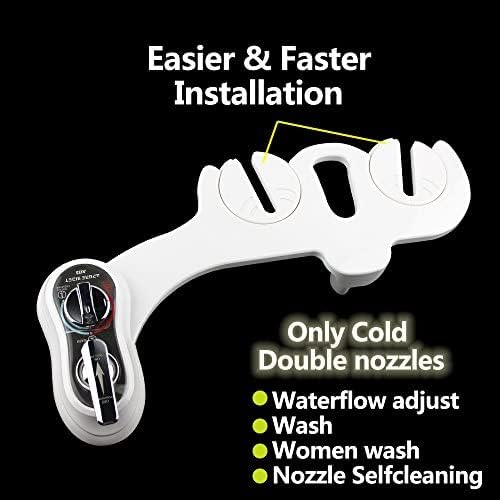 APURE BIDET A123 - Only Cold Water Bidet- Dual nozzles of wash and women wash- Selfcleaning Toilet Bidets (1PC) - Image 6