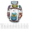 KLJHNVBM Unisex Hooded Sweatshirt Oversized Pullover Hoodie with Pocket Owls Birds Hoodie Casual Streetwear, Style, S #3
