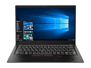 Lenovo ThinkPad x1 Carbon Gen 6 14 Zoll FHD Ultrabook, Intel Core i5-8350U bis zu 3,6 GHz, 16 GB RAM, 256 GB SSD, Tastatur mit Hintergrundbeleuchtung, Windows 10 Pro (erneuert)