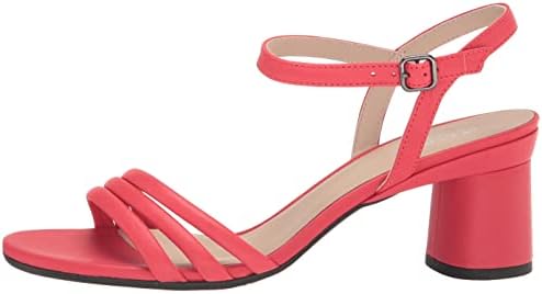 ECCO Women's Elevated Block Heel Ankle Strap Heeled Sandal, Hibiscus, 9-9.5 | Image 7