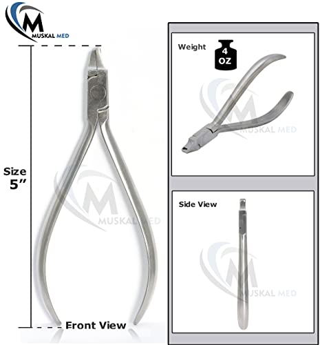 VISION TEK MED Kieferorthopädische Zahnknochen, horizontale Zange, thermische Formhalterung, transparente Aligner-Zange