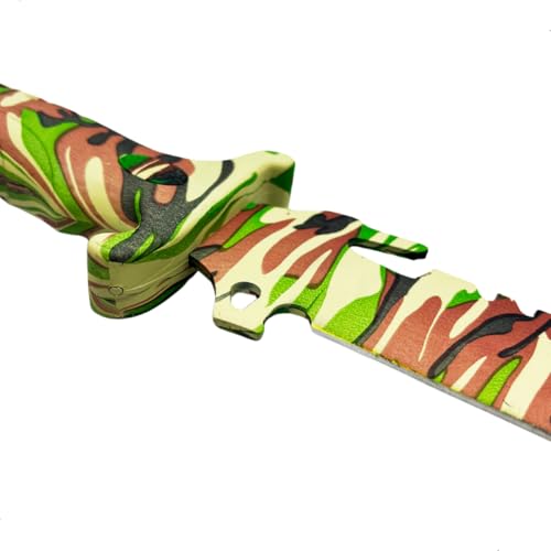 Faca Esportiva Caça Pesca Camuflada + Bainha Sobrevivencia XV2563 Xingu