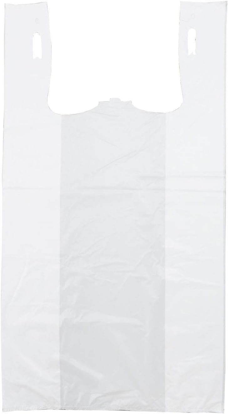 Plastic BagStandard White Plain TShirt Bag 11.5"x6.5"x21